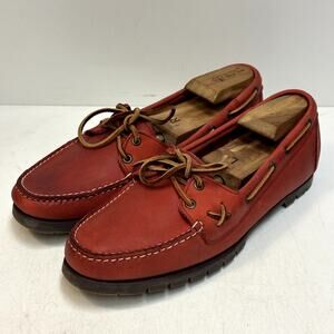 NWOT Rancourt & Co. x Polo Ralph Lauren Boat Shoe Vibram Made in Maine USA 11 D